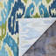 Tapis bleu azure fait à la main Jacelynn-813751676