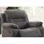  Fauteuil inclinable et oscillant à 1 place en similicuir respirant, ton bleu pour le salon