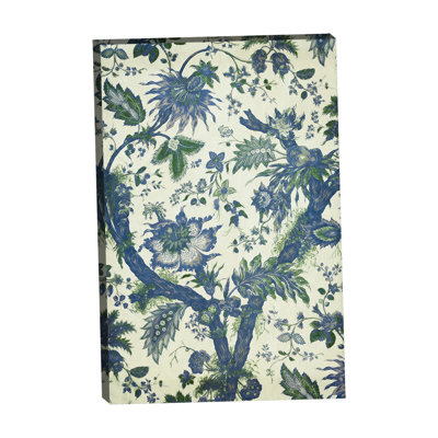 Royal Blue and Emerald Botanical 24x36