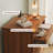 Fluted Nightstand with Charging Station & 2 Drawers-264767991