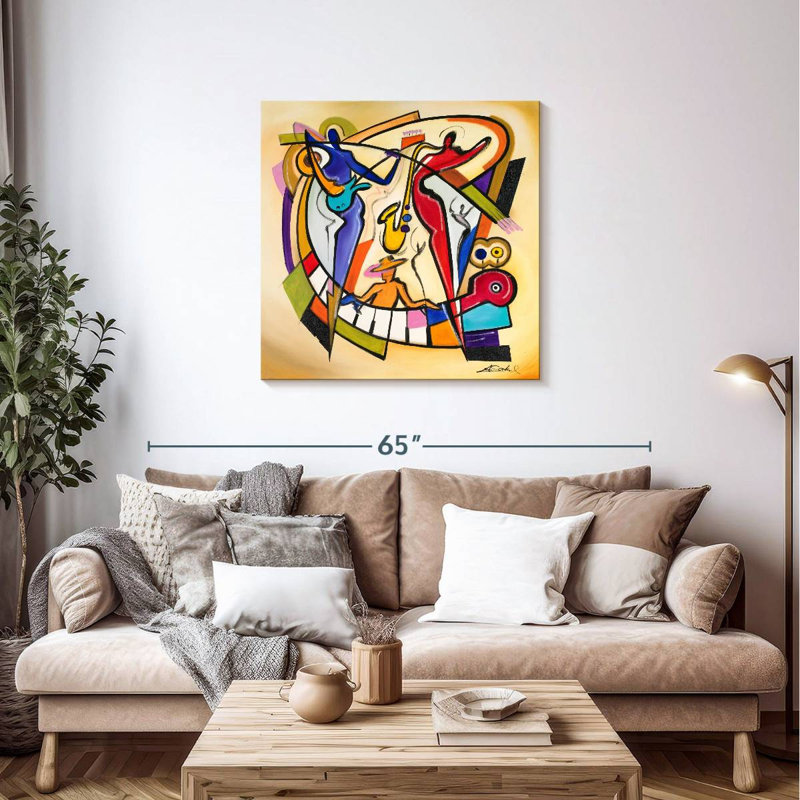 Abarca Musical Vibes, 36" H x 36" W