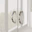 Brendle 2 Door Wardrobe - High Gloss Front, Soft Close Doors, Polished Metal Handles-39703055