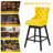  Velvet Upholstered 360° Swivel Counter Height Bar Stool with Back, Nailhead Trim and Sturdy Solid Wood Legs, Comfortable Chair for Kitchen, Dining, Restaurant-836843081