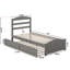 Lit plateforme en bois massif avec pied de lit et gigogne Elliana-1741955602-1741955600