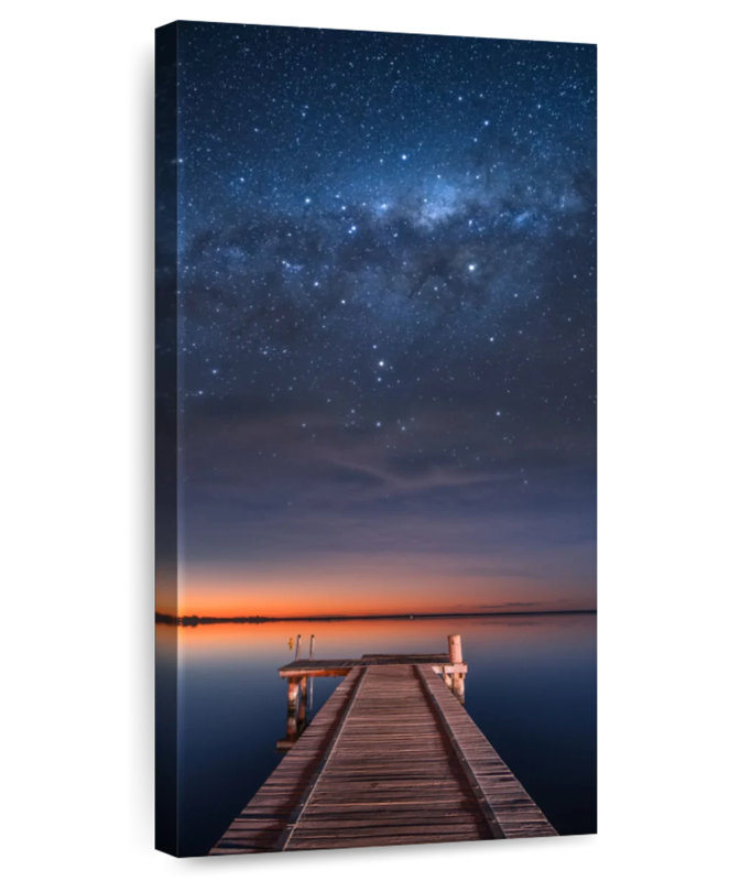 Starlit Bonney Lake, 36" H x 18" W