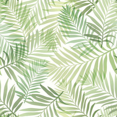 Rouleau de papier peint adhésif Tropical Vibe L 18 pi x l 18 po