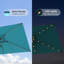Parasol de table rectangulaire 5 'x 8'-507739096