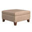 Gallup 28" Wide Leather Square Storage Ottoman Bench-111721260