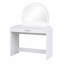 Coiffeuse moderne avec miroir tactile et bureau convertible-380395846