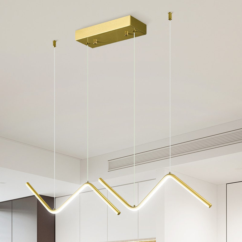 Luminaire suspendu lustre créatif Creative Gold