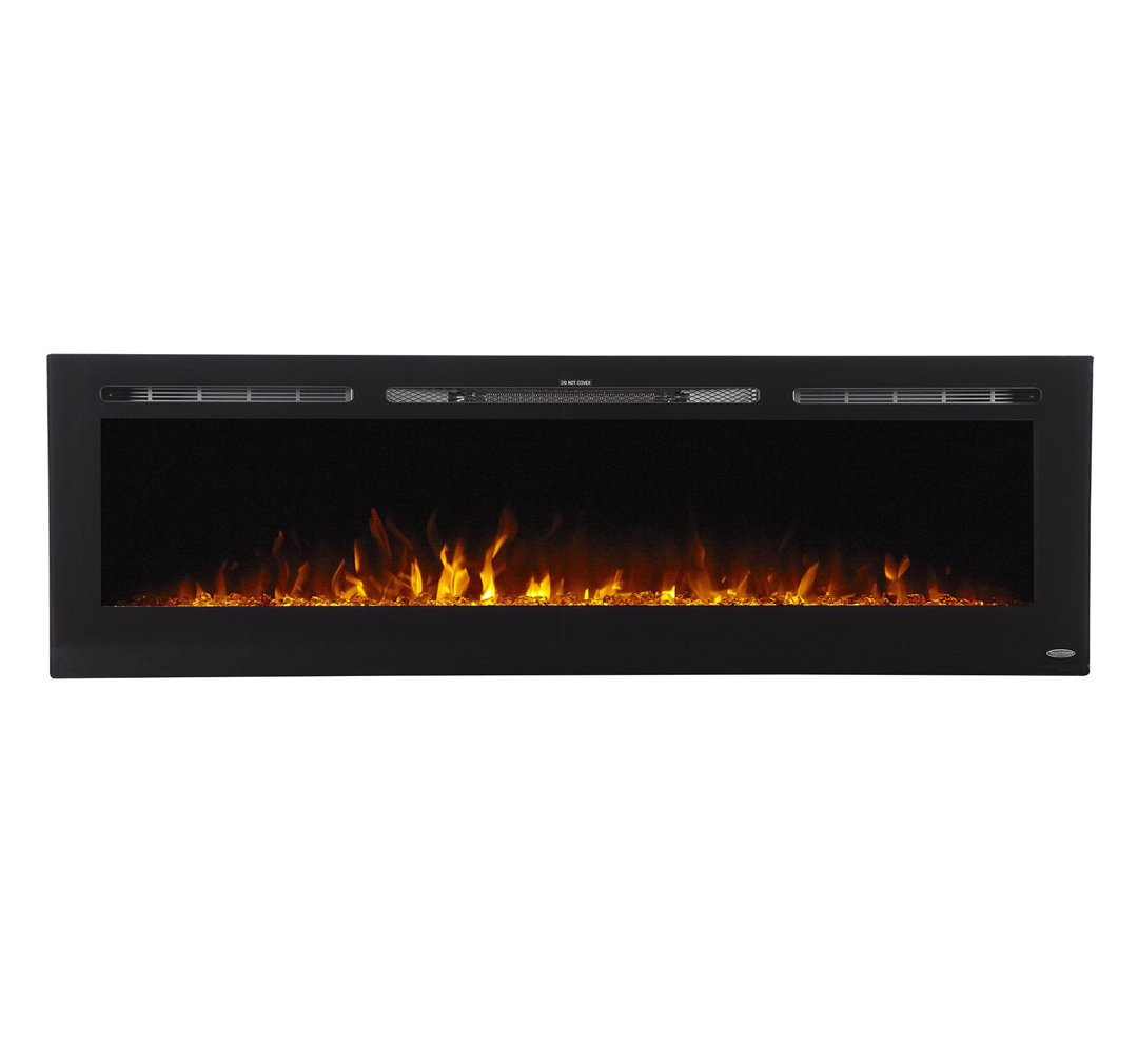 The Sideline Electric Fireplace for Recessed or Wall Mount Installation Touchstone 