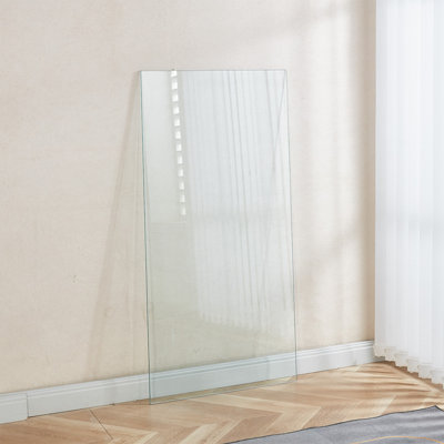 Rectangular Tempered clear glass top (Clear)
