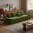 Green Chenille Upholstered Sofa