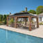 Pavillon de jardin permanent en aluminium-91417938-87169649