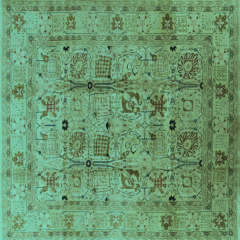 Oriental Indoor Rug, Square 5'