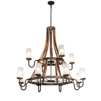 Rustic Lodge 12 - Light Chandelier