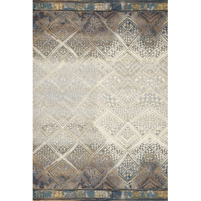 Tapis abstrait brun Amesha
