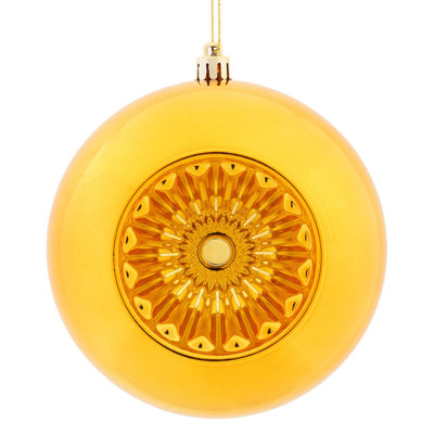 4.75" Shiny Star Brite Ball Ornament