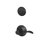 Accent Inactive Interior Lever Dummy Entry Set (Exterior Portion Sold Separately)