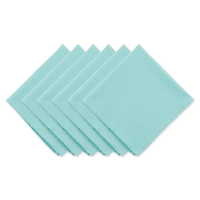 Ensemble de serviettes en coton 6 pièces Desmand Sky, Aigue-marine