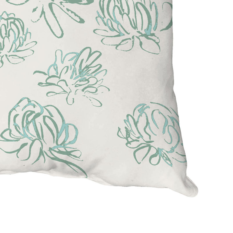 Housse et insert de coussin extérieur d'extérieur, Vert
