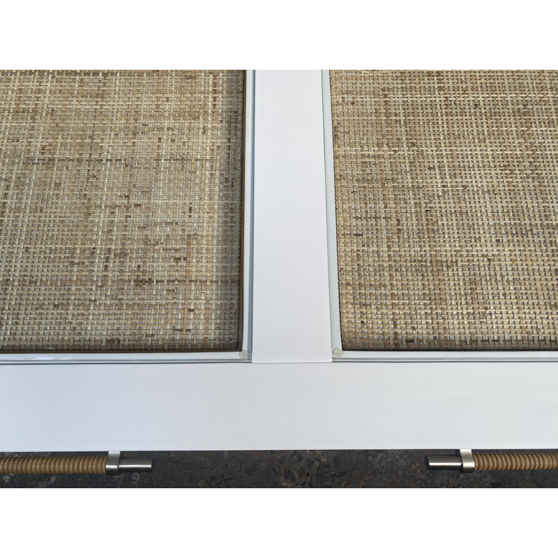 Kishia White Rectangular Coffee Table, White