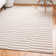 Tapis taupe / ivoire en coton Veneto