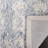 Samaniego Hand Tufted Viscose/Wool Geometric Rug in Ivory/Blue-1225020132