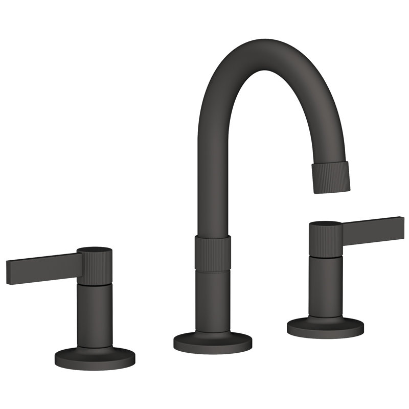 Pardees Widespread Lavatory Faucet, Flat Black
