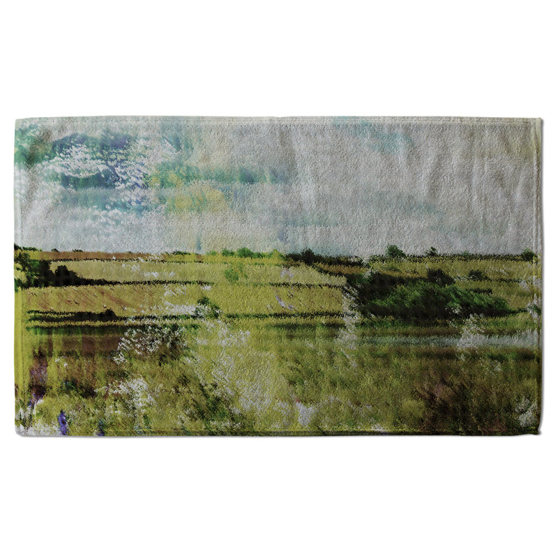Cotton Tea Towel Kitchen Towel, Yellow