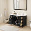 Meuble-lavabo simple 48 po avec comptoir en pierre reconstituée avec lavabo-106948941