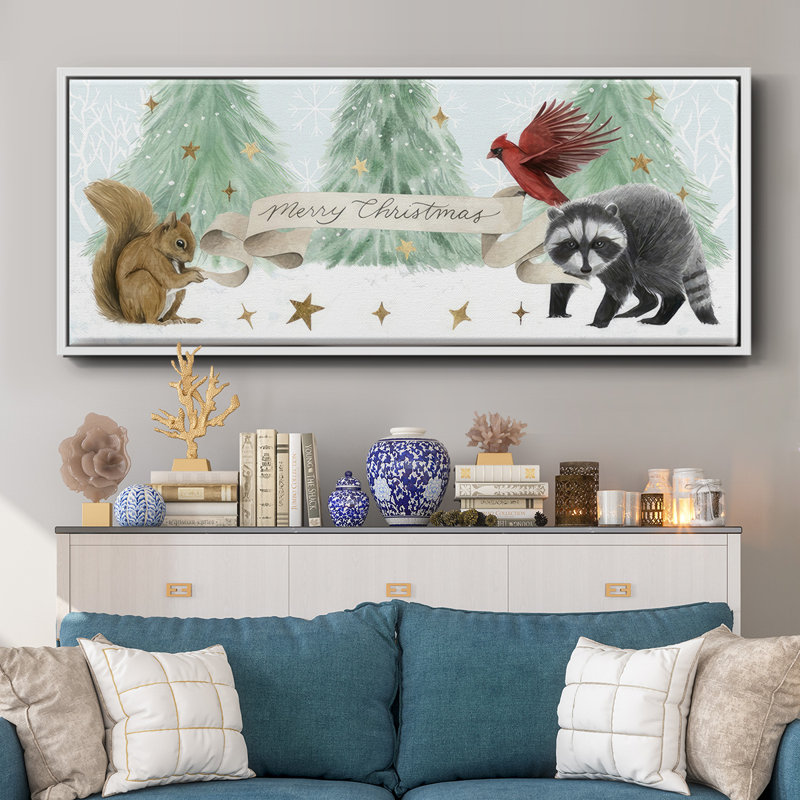 Collection «Christmas in the Forest» - Toile encadrée, H 8 po x l 20 po