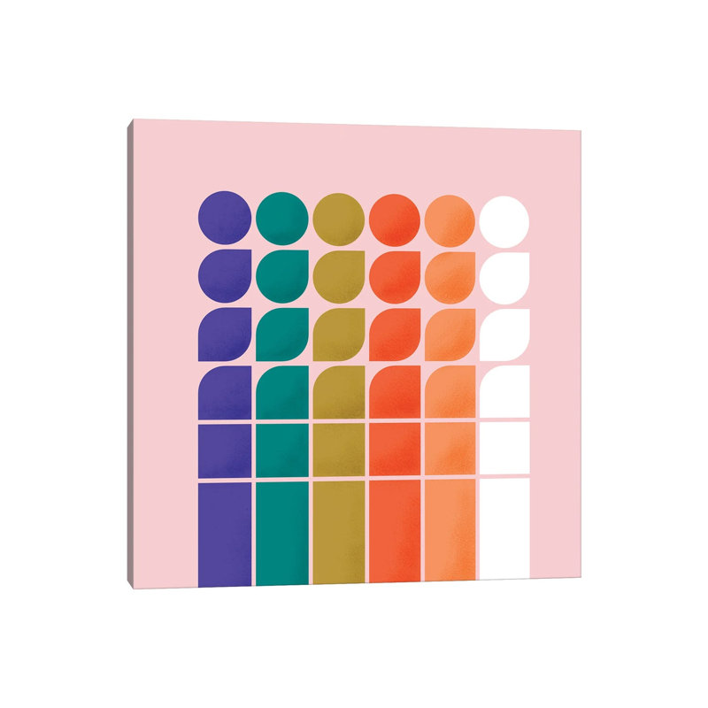 Colorful Changing Shapes by Show Me Mars - Gallery-Wrapped Canvas Giclée on Canvas, Canvas