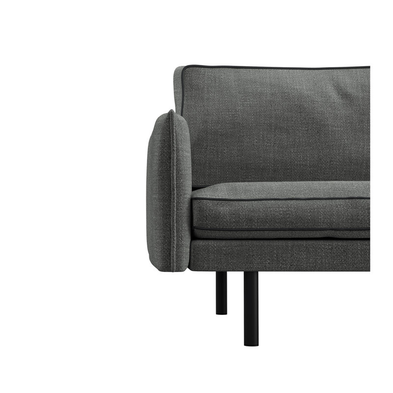 Ester Grand Left Corner Sofa, Anthracite, Right Hand Facing