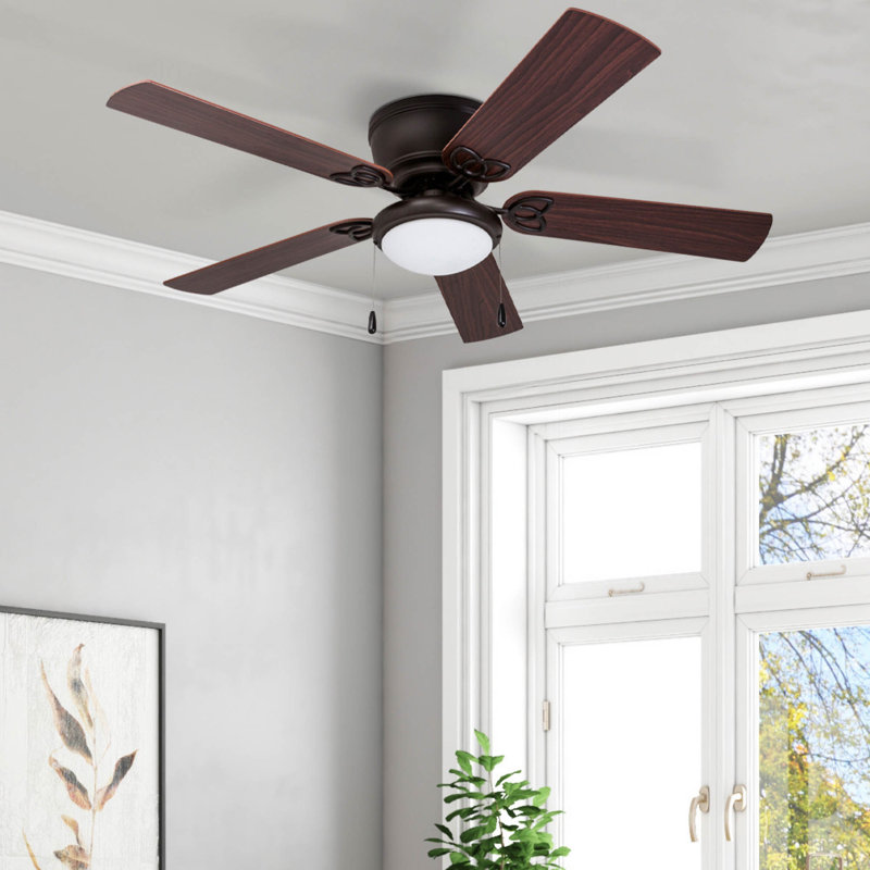 Araceliz 52'' Ceiling Fan with Light Kit, Bronze