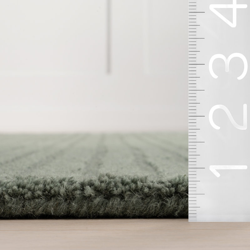 Tapis rayé en laine Southwest , Rectangle 7 pi 6 po x 9 pi 6 po