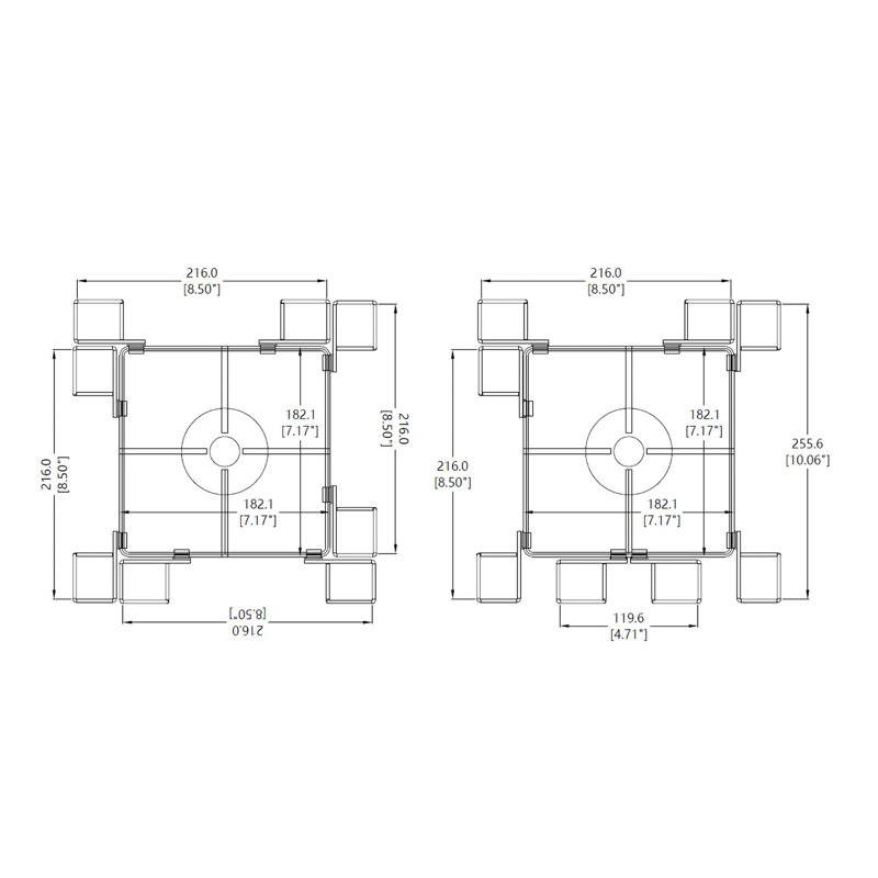FixtureDisplays 73.89'' H Rotating Pamplet Rack