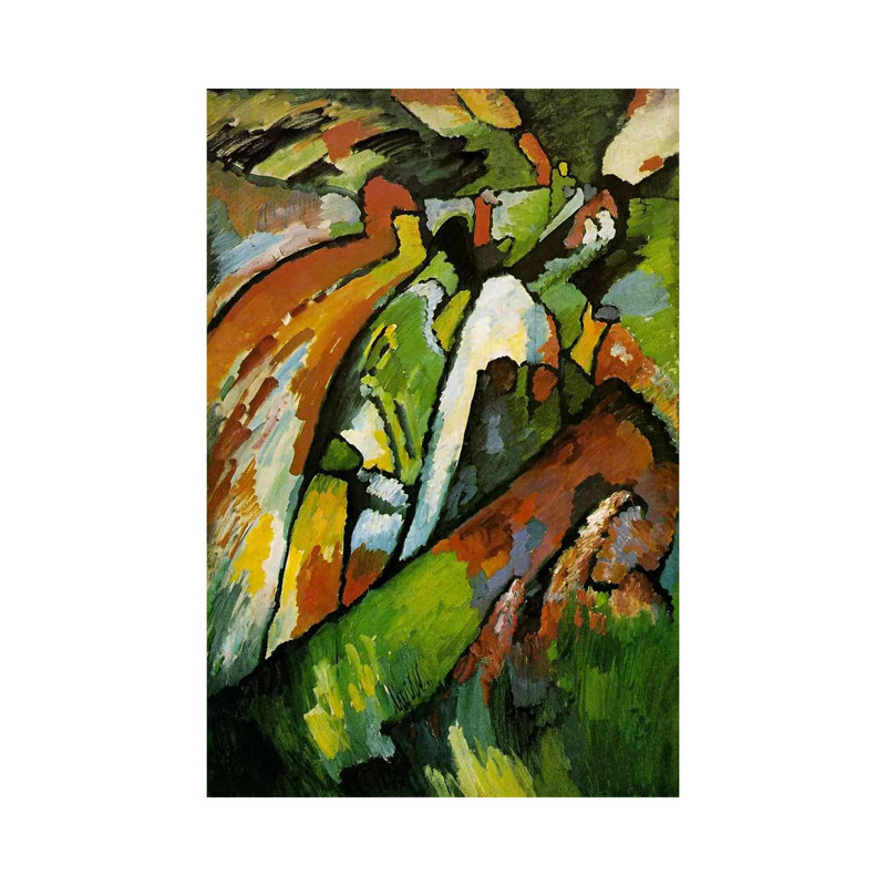 Improvisation 7 by Wassily Kandinsky - Wrapped Canvas Painting, 20.32 cm H x 30.48 cm W