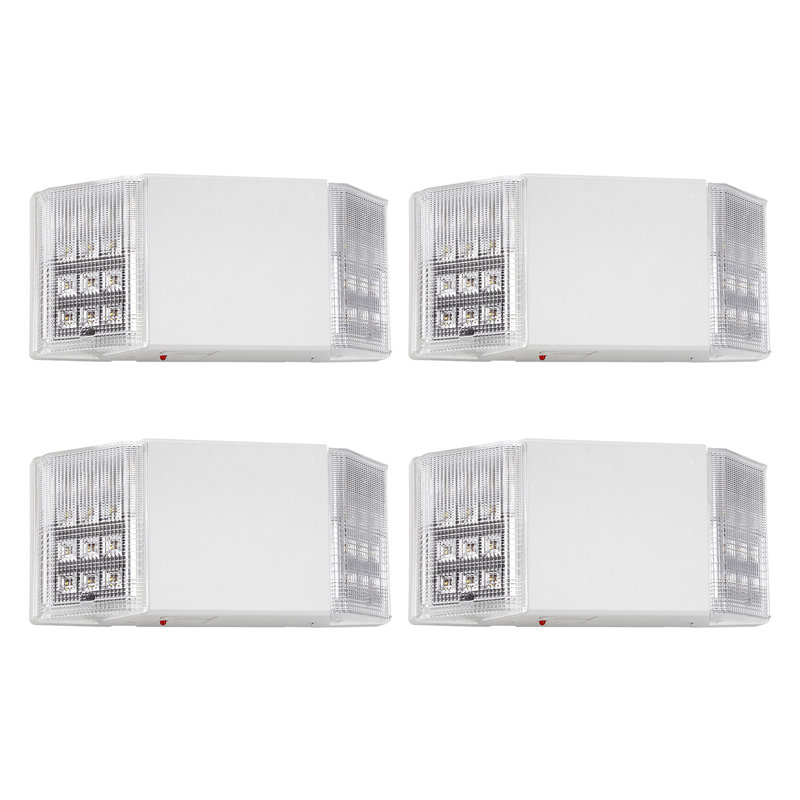 LED Exit Light, Commercial Emergency Sign with Battery Backup