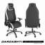 Fauteuil de jeu et de course pivotant en similicuir ergonomique Inbox Zero-1035943959