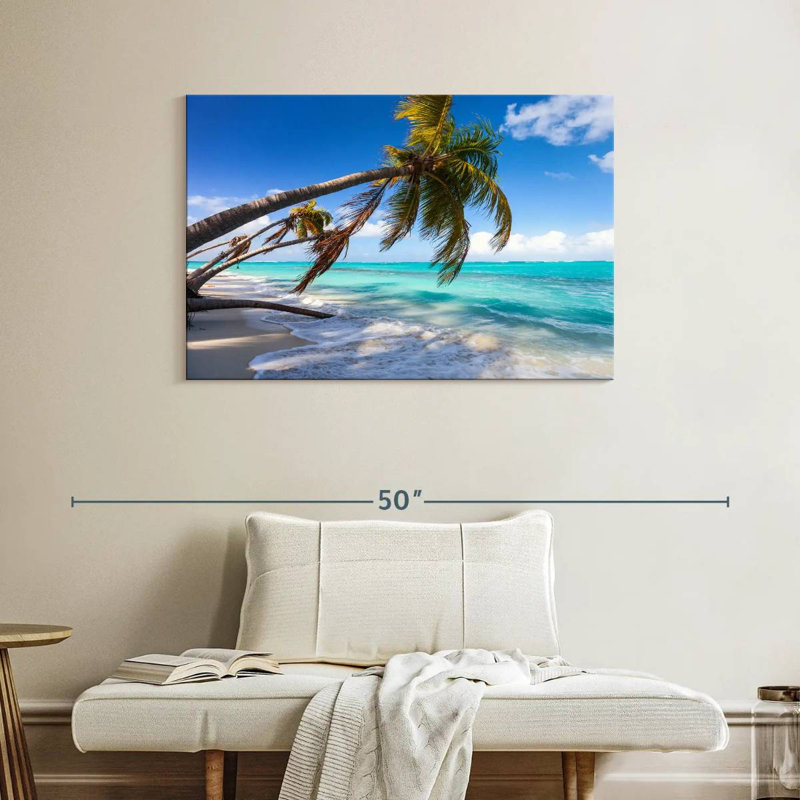 Gillard Anguilla Island Palm Trees, 26" H x 39" W