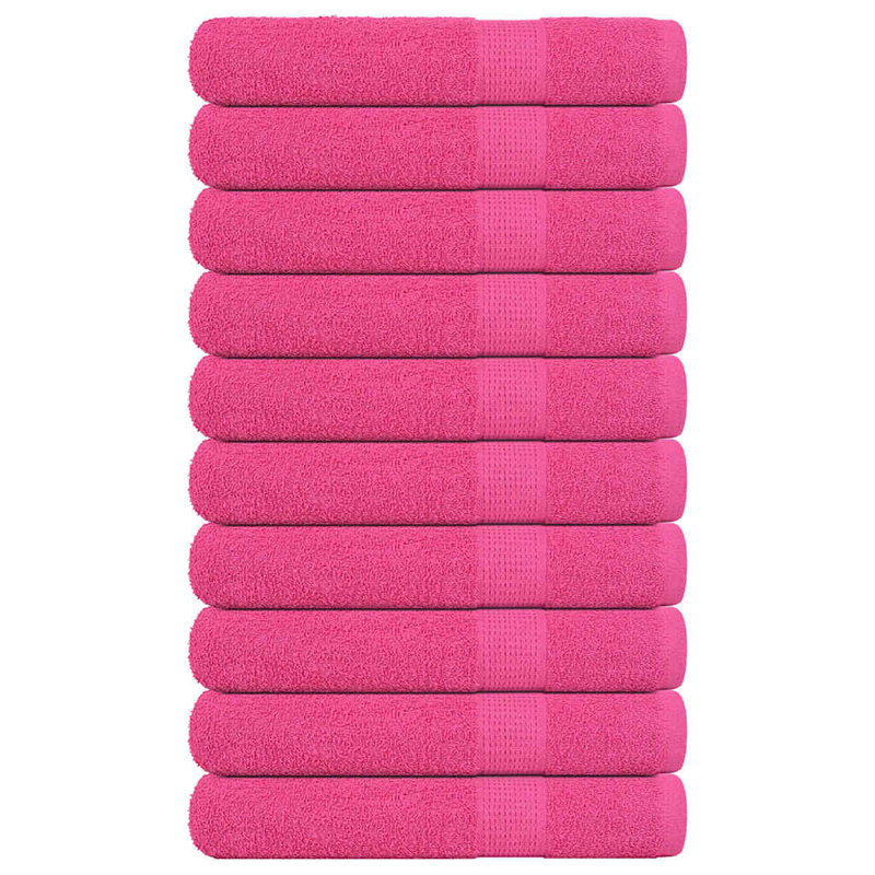 Rechell 100% Cotton Beach Towel, Pink