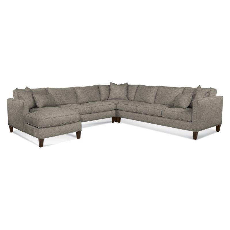 Sectional, Java, Basic Blue; 0317-63, Left Hand Facing
