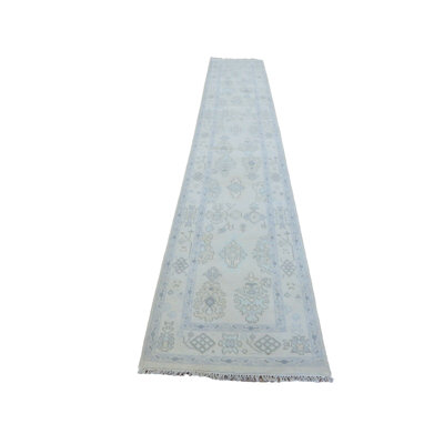 Tapis rectangulaire unique en laine 2 pi 6 po x 14 pi 11 po Indalecio
