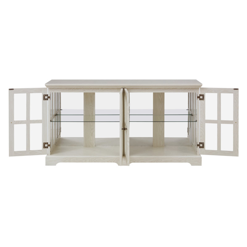 Armoires en porcelaine à DEL avec rangement, présentoir en bois MDF blanc pour la maison