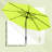 9ft Patio Umbrellas Outdoor Table Market Umbrellas with Crank and Pust Button Tilt, Wood Color Pole-59391218