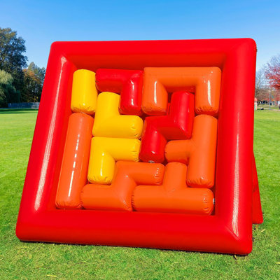 Wellcomer 7FT Inflatable Airtight PVC Puzzle Game