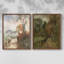 «Vintage Landscape», impression giclée sur cadre en X - ensemble de 2-1797963105-1797963107