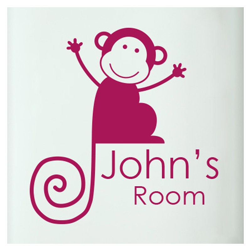Animals Wall Decal, Violet