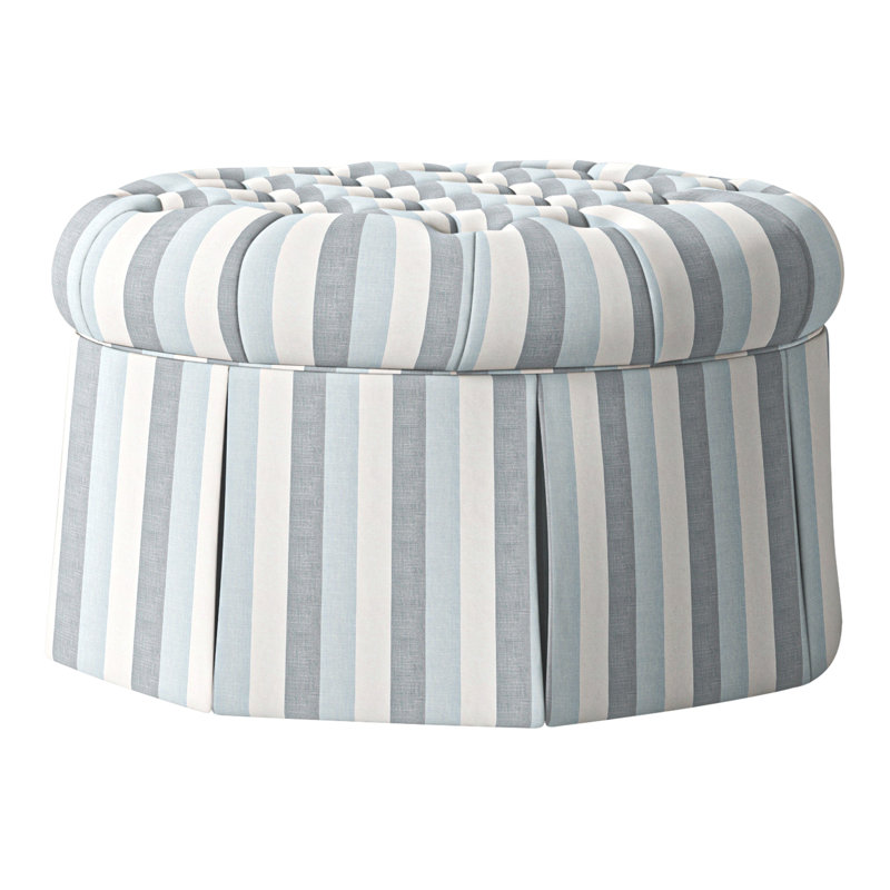 Alma Round Ottoman, Perigold Direction Dew